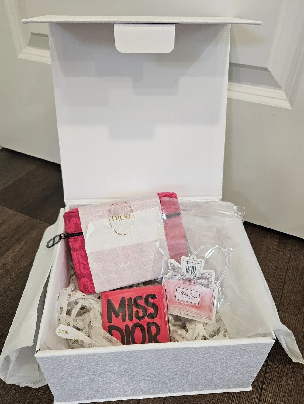 Miss Dior Beauty GWP Cosmetic Case + Notepad + Paper Air Freshener Gift Set